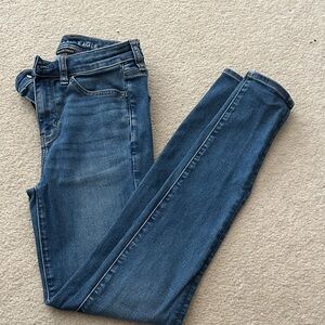 American Eagle Outfitters Women's Dark Blue Skinny Jeans